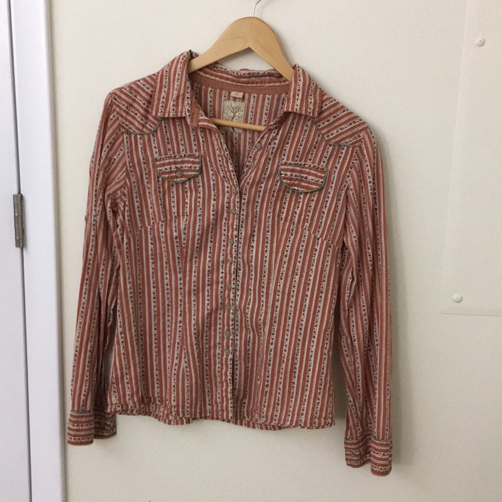 Gramicci Vintage Floral Western Button-up